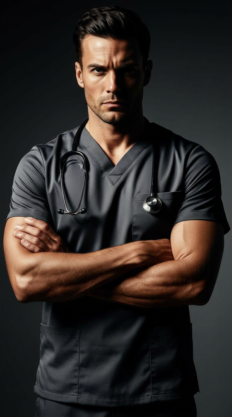 Healthcare professional in Must Wear performance apparel
